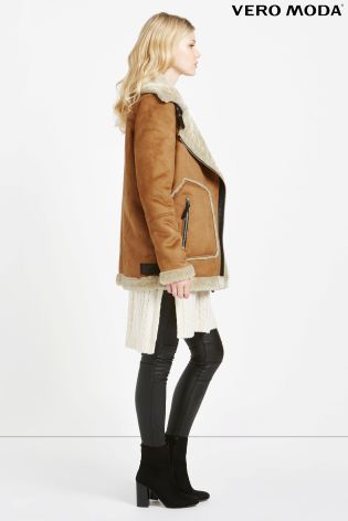 Vero Moda Shearling Coat